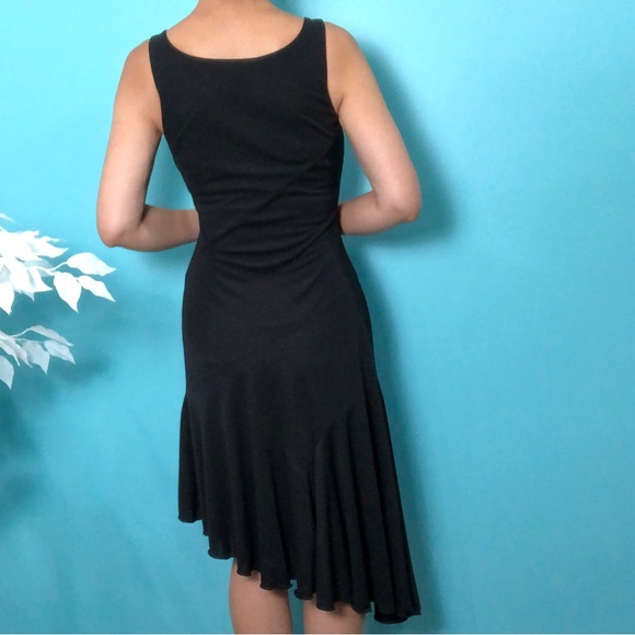 Express Sleeveless Asymmetrical Black Dress - Picture 3 of 8